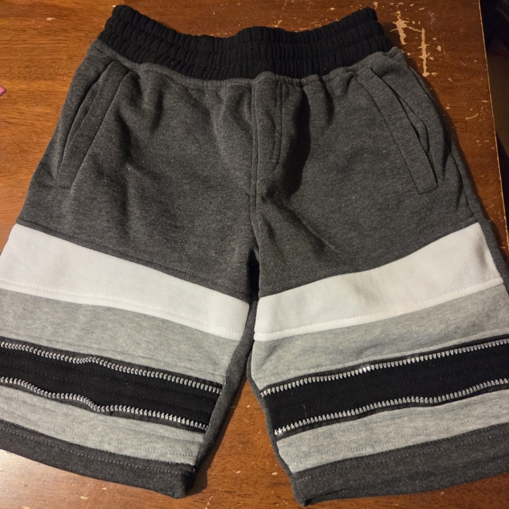 Stylish Kids Gray and Black Shorts